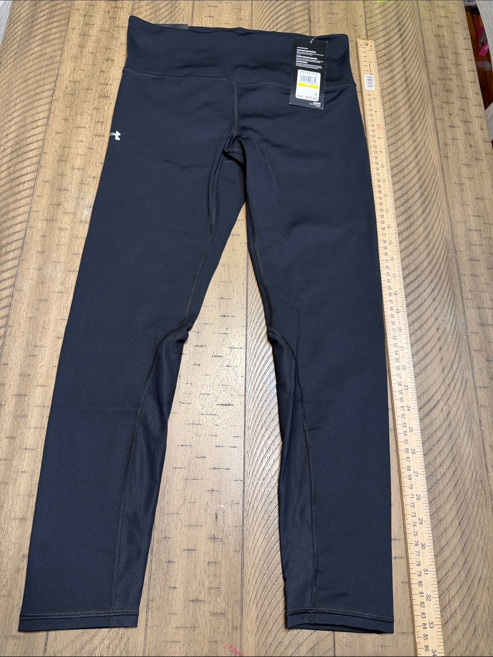 Under Armour Black Women’s High-Rise Ankle Cropped Performance Leggings